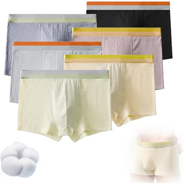 Pack of 6 Men's HygienePro Boxers – Antimicrobial Breathable Underwear