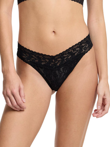 Silken Shadows Lace Thong - Pack of 3