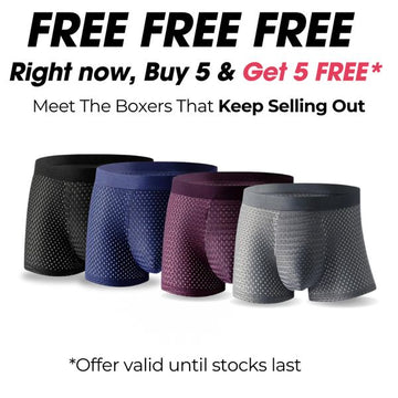 Breathe Bamboo Underwear ( BUY 5 & GET 5 FREE)