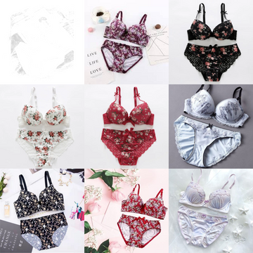 Combo Of 8 Bra & panties Set | BP-09