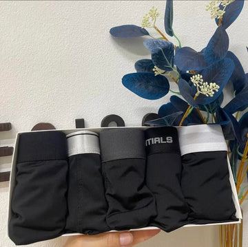 Combo of Black Boxer Shorts, Cold Elastic Material for Men | BS-02