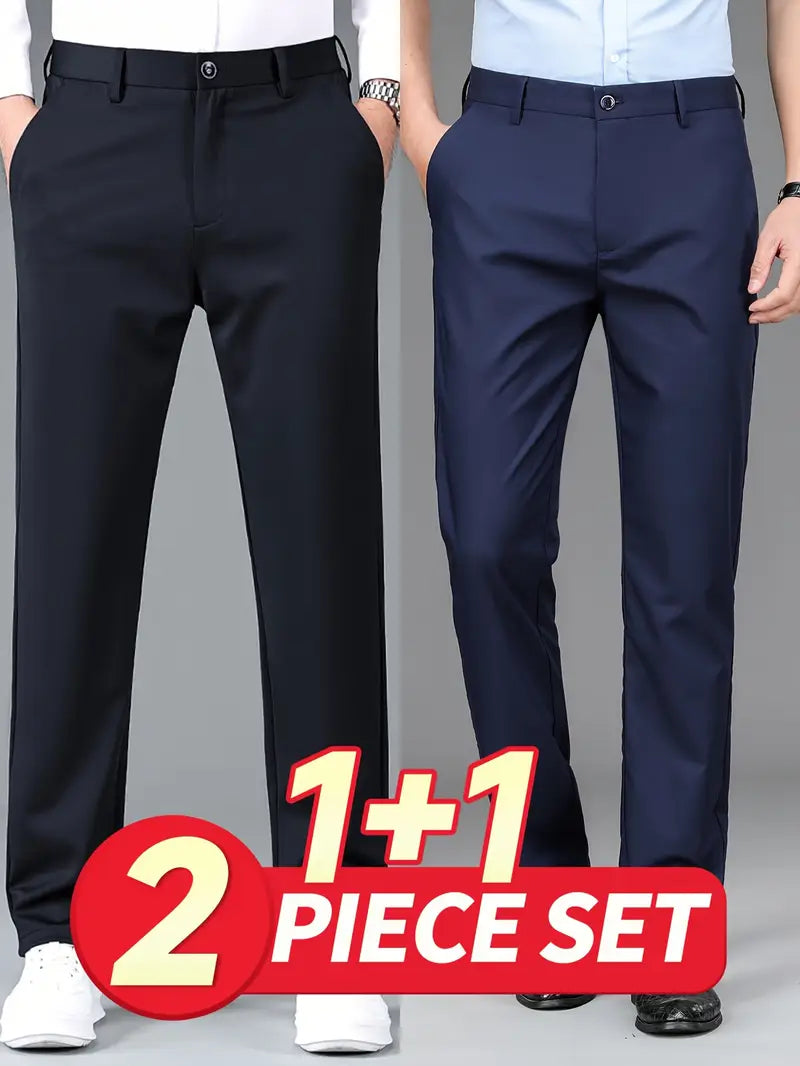 Men's Comfort Fit Business Pants 🔥BUY 1 GET 1 FREE🛍️