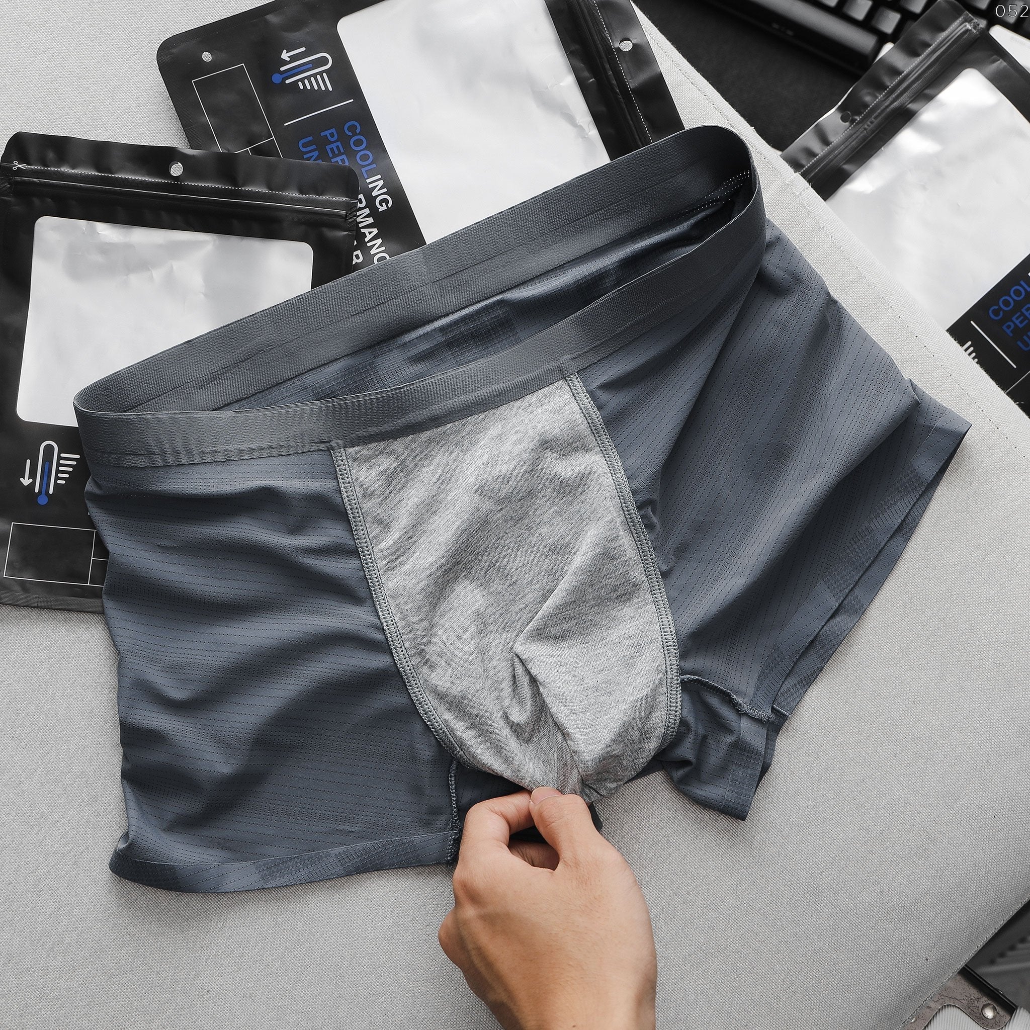 SkinEase Denim Pattern Men's Boxer Shorts | BS-38