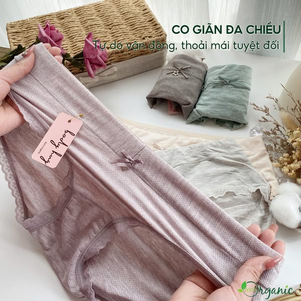 Pure Organic Cotton Panty - Packs of 6
