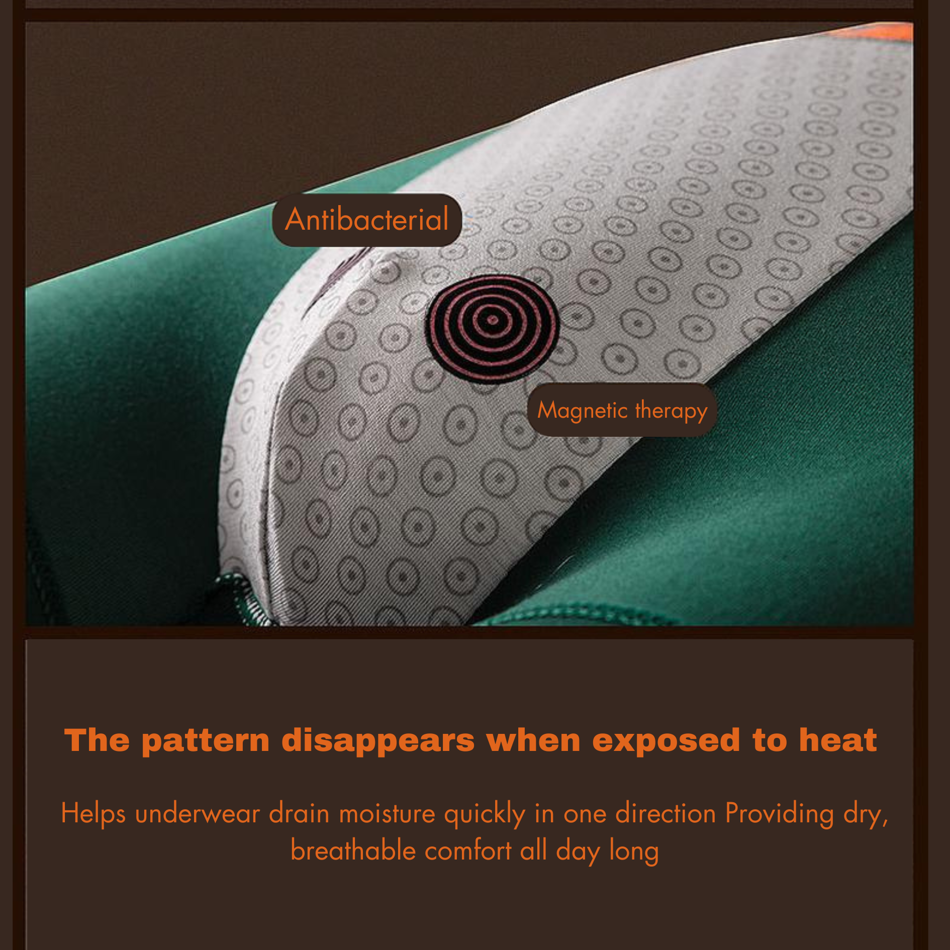HEPNIES Men's underwear Cotton magnetic technology sports boxer shorts | BS-29