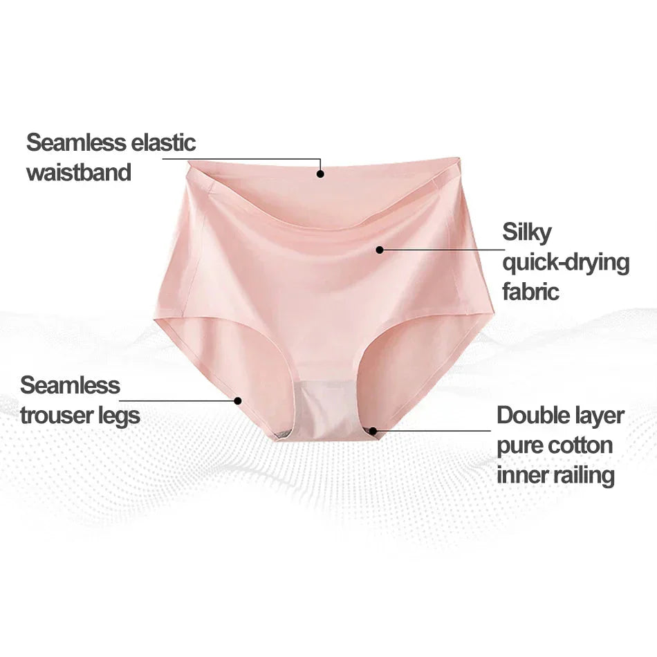 PureFlex Ladies’ Panties (Rainbow Mix) – 4-Pack No-Seam Comfort