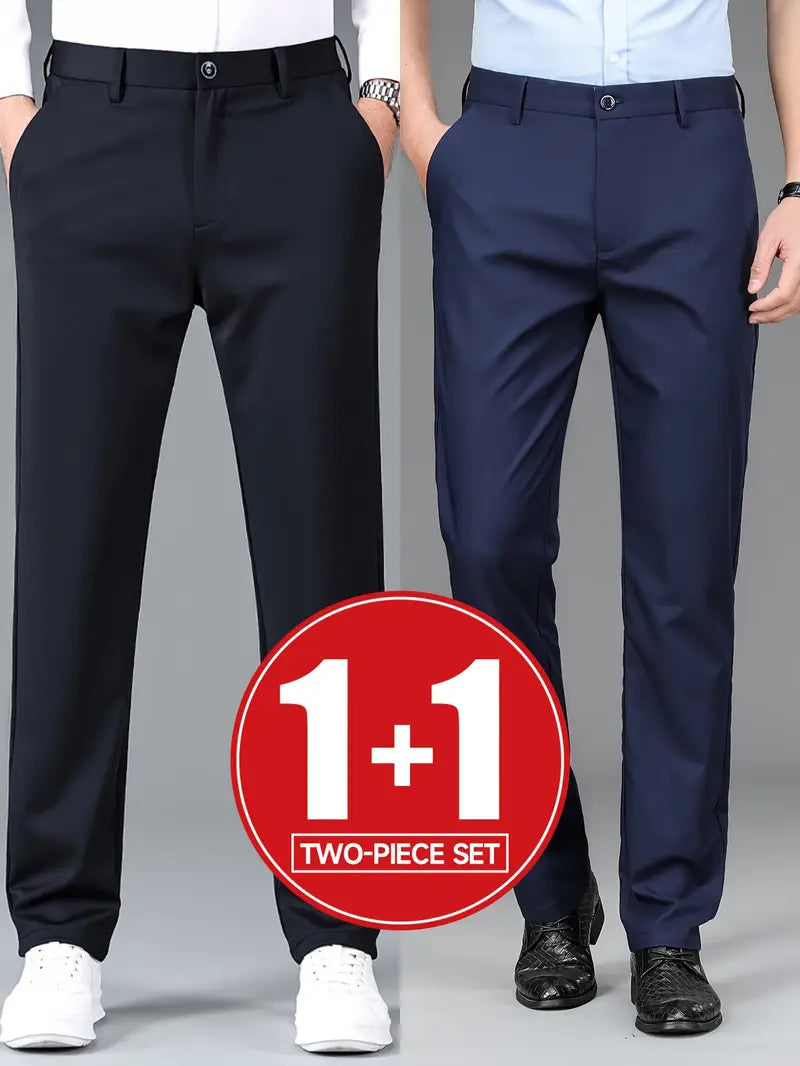 Men's Comfort Fit Business Pants 🔥BUY 1 GET 1 FREE🛍️