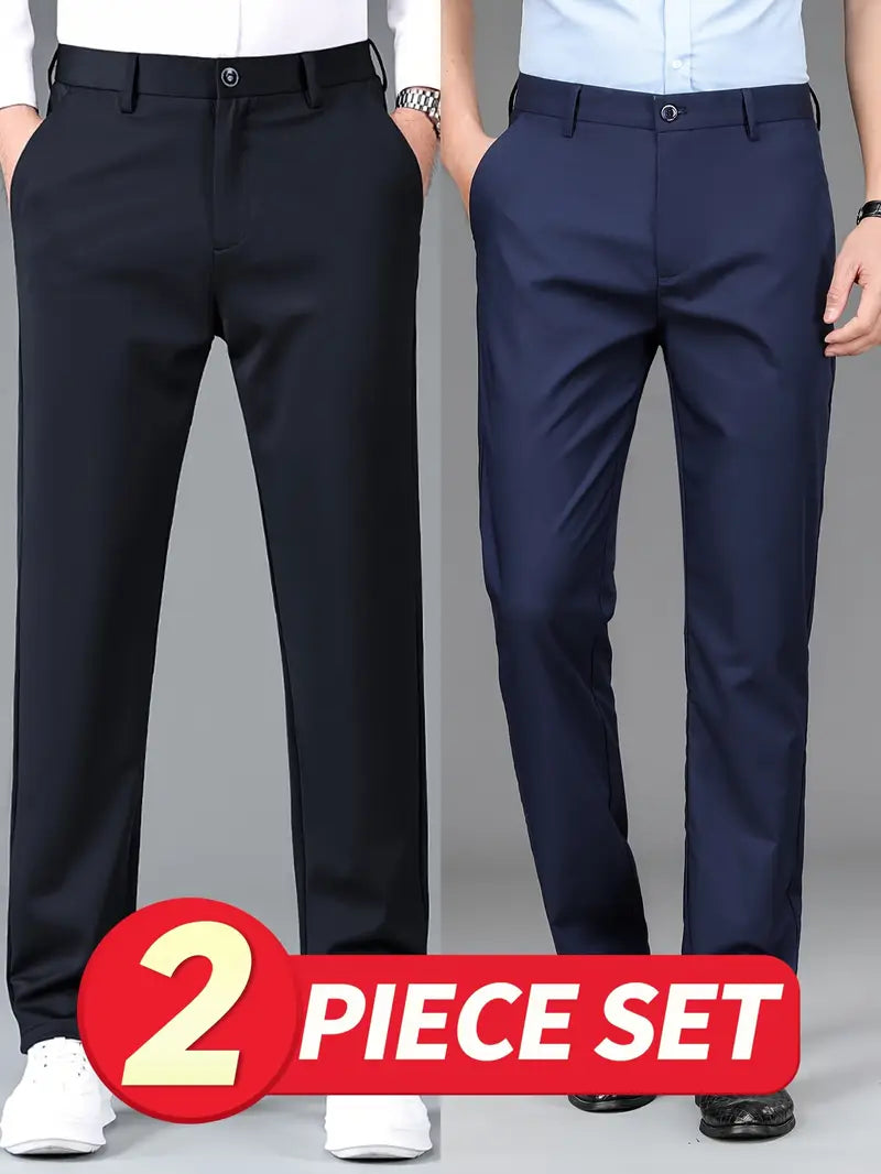 Men's Comfort Fit Business Pants 🔥BUY 1 GET 1 FREE🛍️