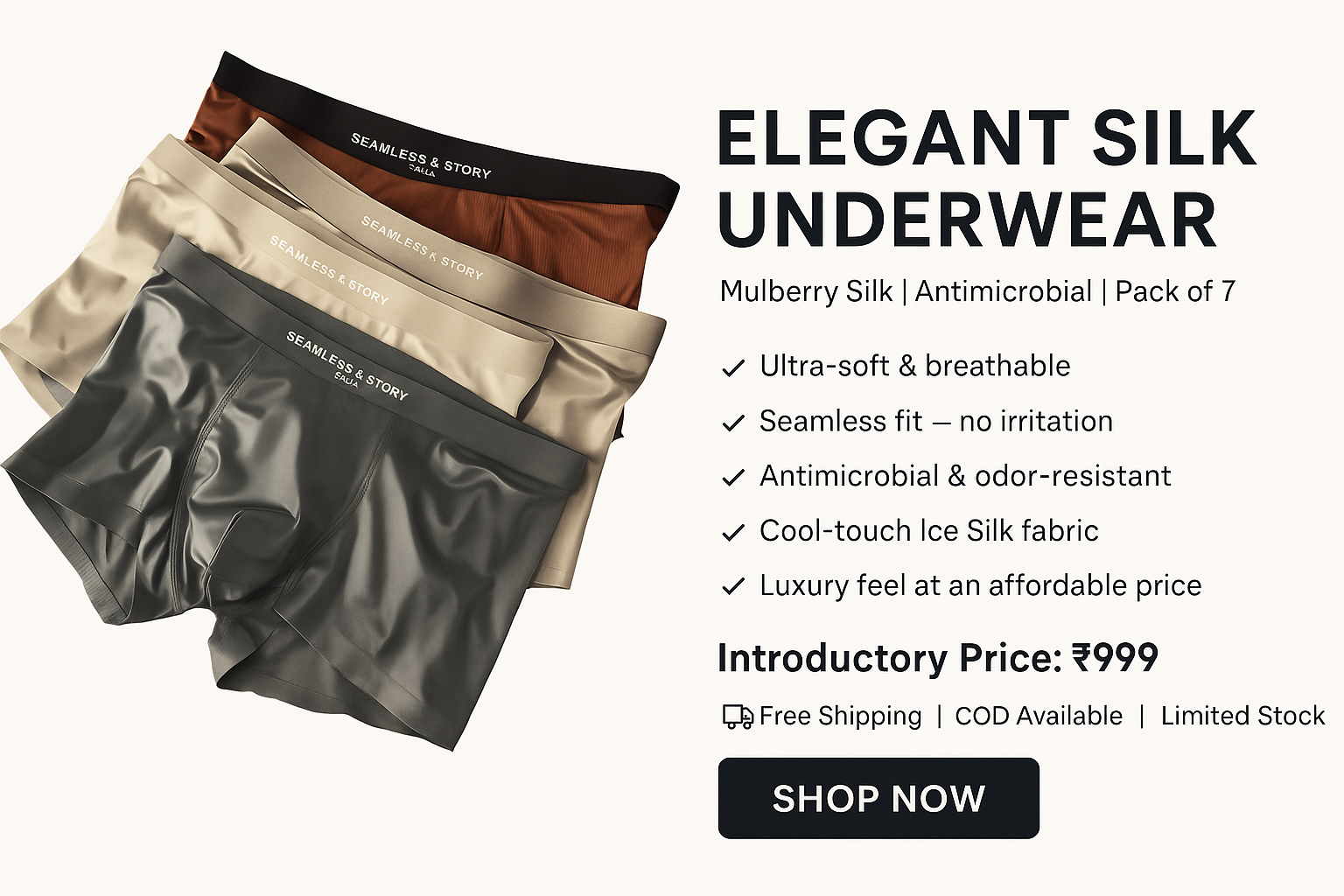 𝐄𝐥𝐞𝐠𝐚𝐧𝐭 𝐒𝐢𝐥𝐤 𝐔𝐧𝐝𝐞𝐫𝐰𝐞𝐚𝐫 /𝐌𝐮𝐥𝐛𝐞𝐫𝐫𝐲 𝐒𝐢𝐥𝐤 𝐀𝐧𝐭𝐢𝐦𝐢𝐜𝐫𝐨𝐛𝐢𝐚𝐥 (𝐏𝐚𝐜𝐤 𝐎𝐟 8)