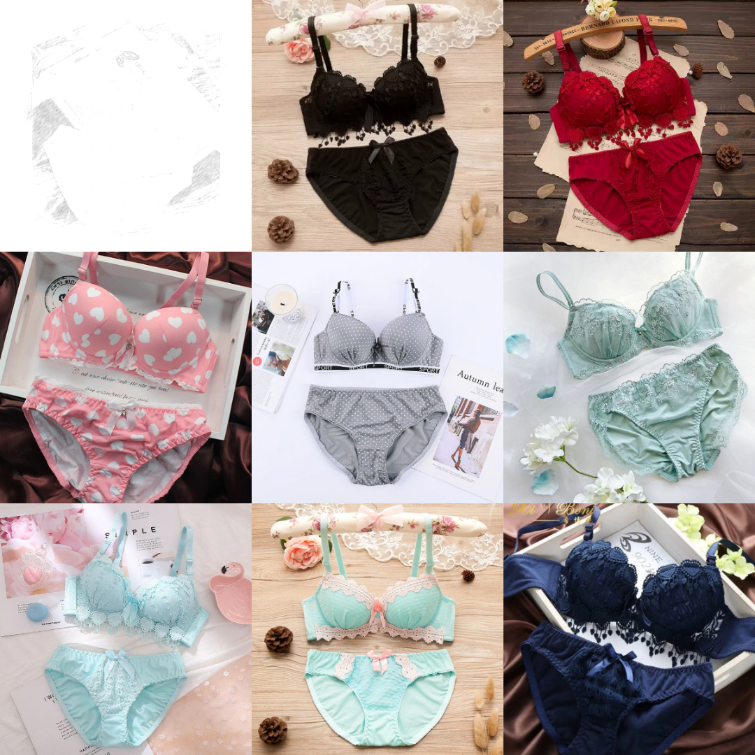 Combo Of 8 Bra & panties Set | BP-04