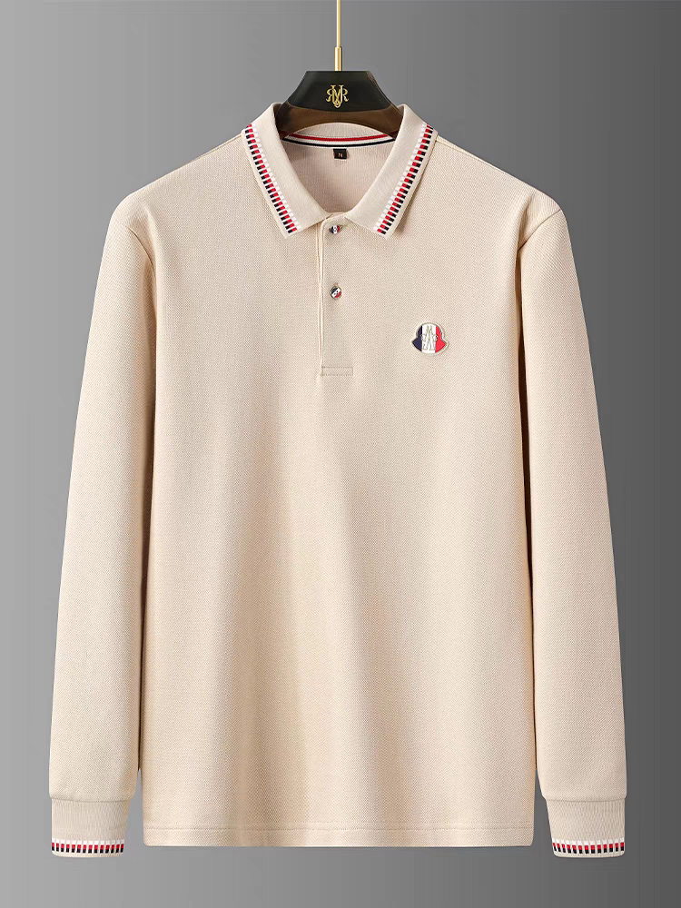 Men's Brown Full Sleeve Polo T-Shirt | PT-05