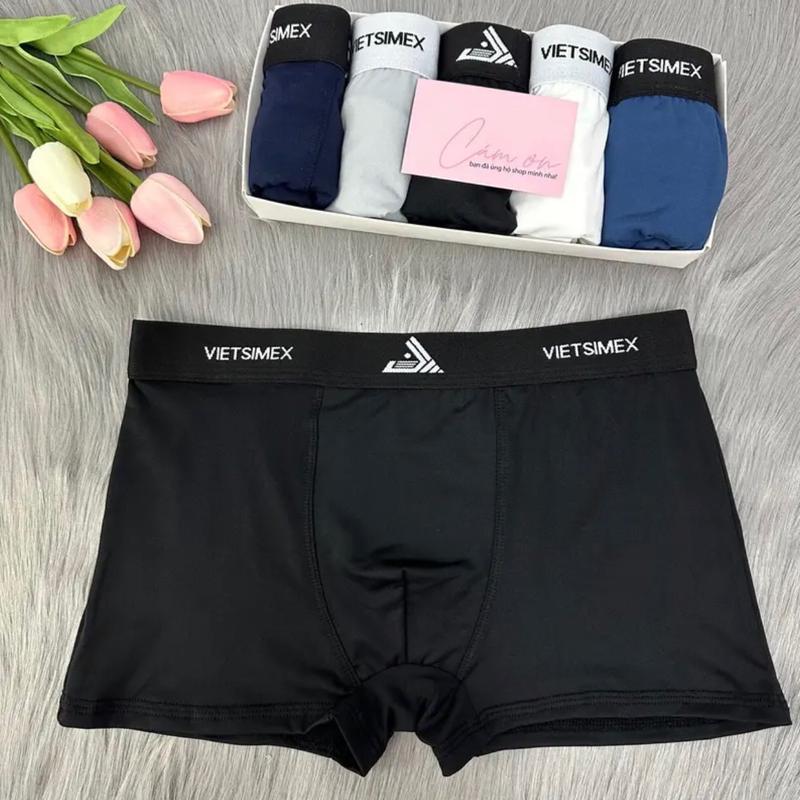 Combo of Black Boxer Shorts, Cold Elastic Material for Men | BS-02