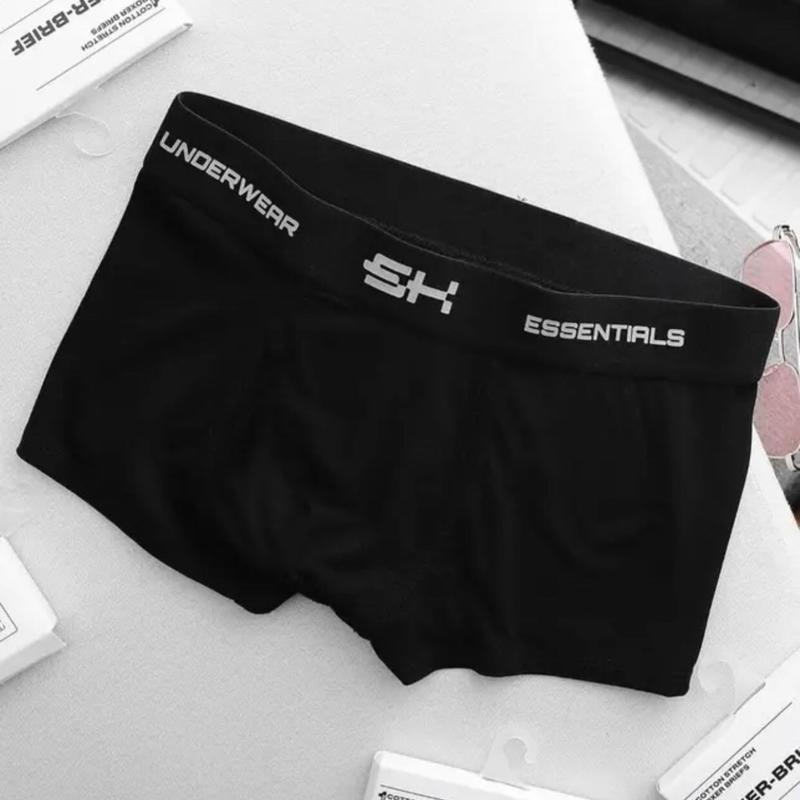 Combo of Black Boxer Shorts, Cold Elastic Material for Men | BS-02